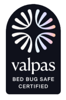 Logo Valpas certified bed bug safe