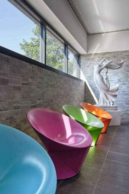 Siège de la piscine de l'Athena Spa à Strasbourg