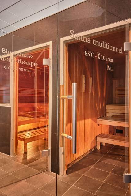 Sauna de l'Athena Spa à Strasbourg